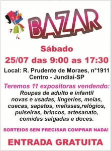 Bazar Popular - Jundiaí - São Paulo - Feira - Leilão -