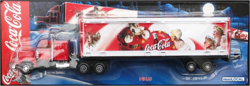 Caminhão Baú Em Miniatura Coca Cola Caravana De Natal em Promoção na  Americanas