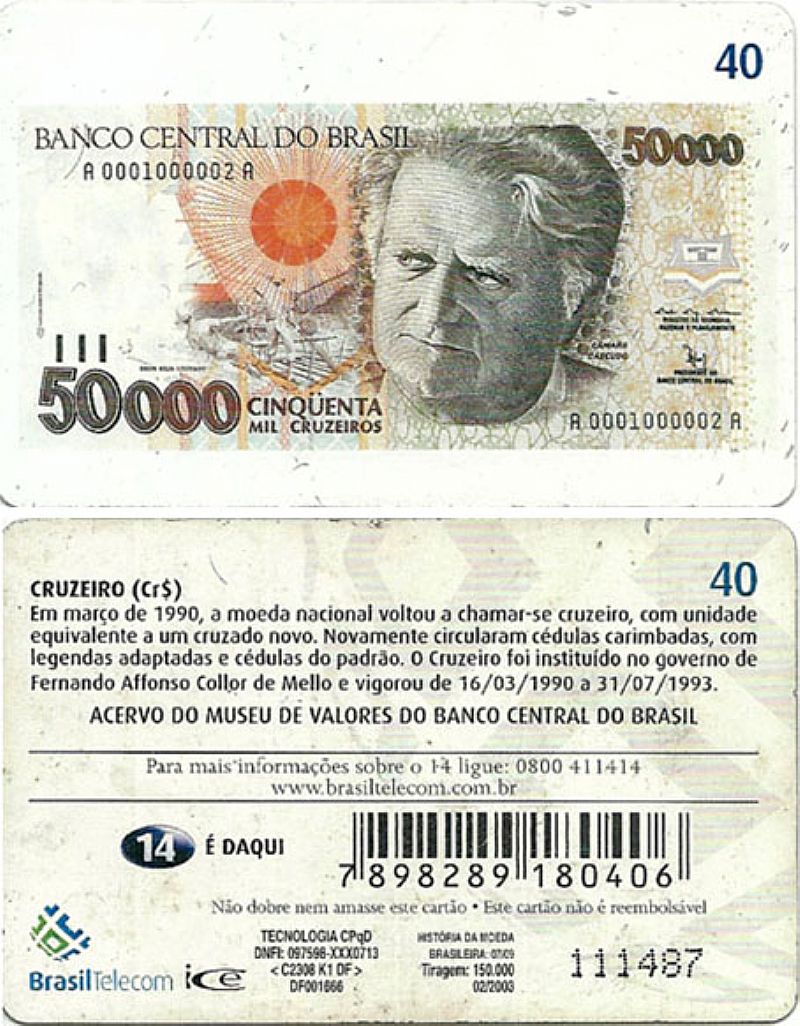 Banco central do brasil, historia da moeda brasileira 7/9,