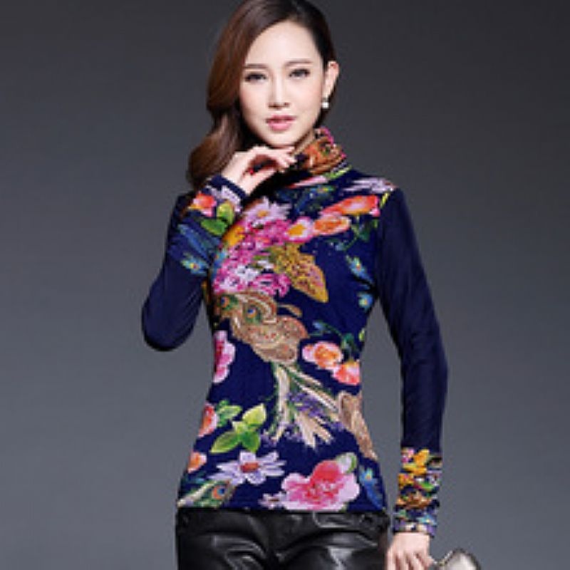 Blusa chinesa estampada cod. 796