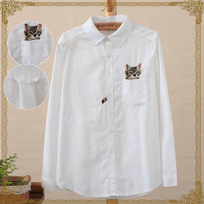 Blusa feminina bolso de gato cod. 210