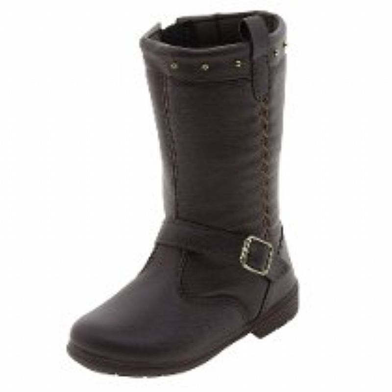 Bota infantil feminina cafe -  lily kids