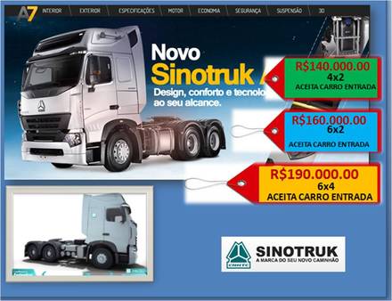 Caminhão Sinotruk A - Itajaí - Caminhão -