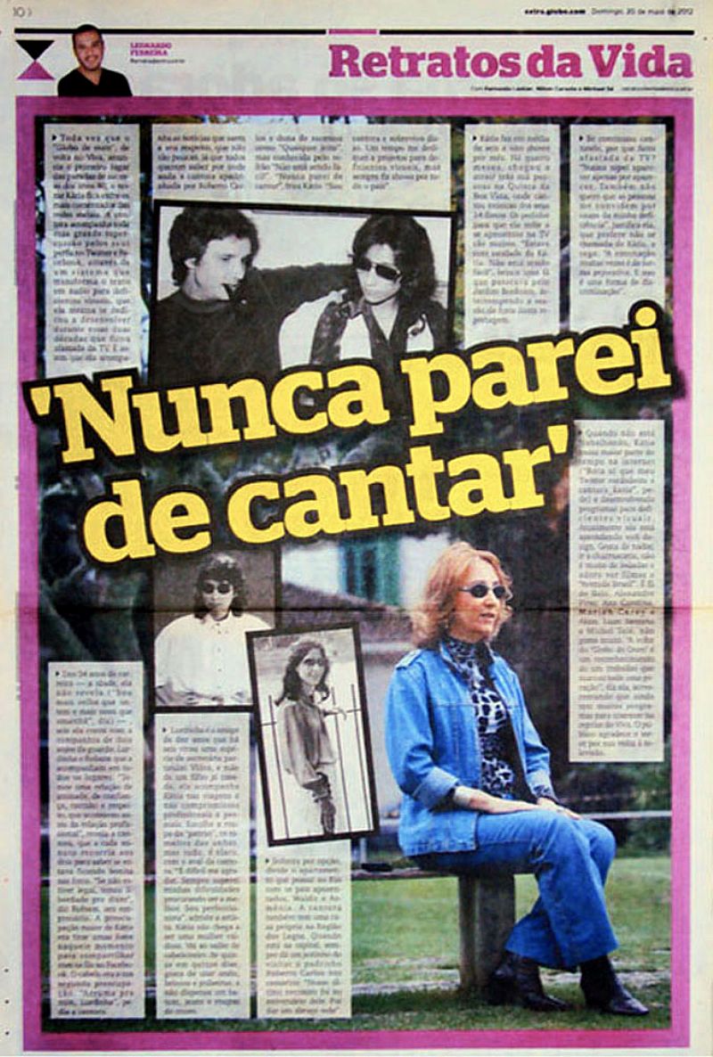 Katia, cantora deficiente visual, 1º lugar nas paradas de