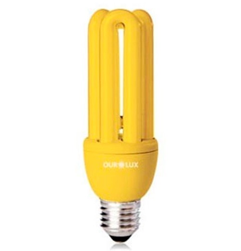 Lampada Anti Inseto Compacta Amarela 20 Watts 110 Ou 220v