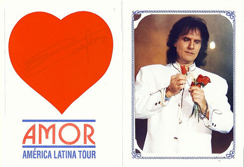 Micro álbum do rei roberto carlos, show america latina tour