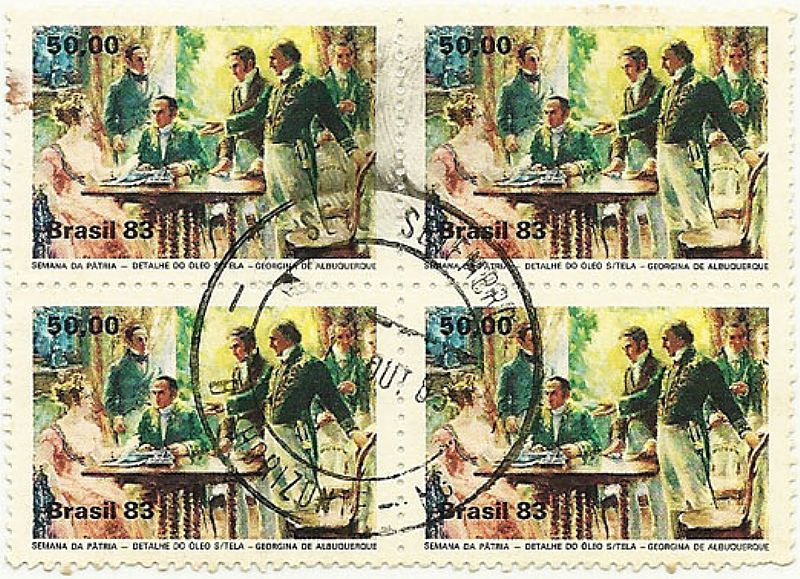 Semana da patria, detalhe do óleo sobre tela de ,