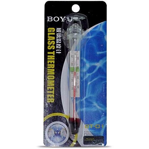 Termometro Boyu De Vidro Bt-01 Com Ventosa