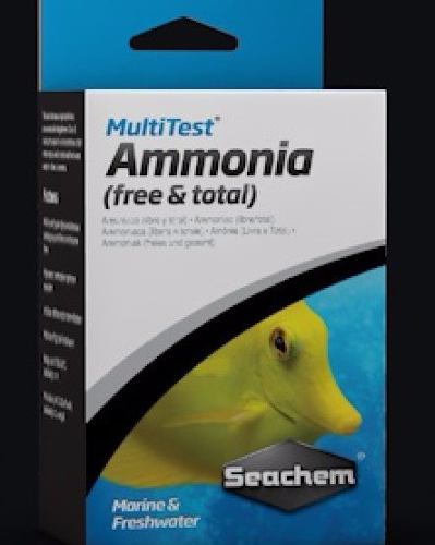 Teste De Amônia Multitest Ammonia Seachem 75 Testes
