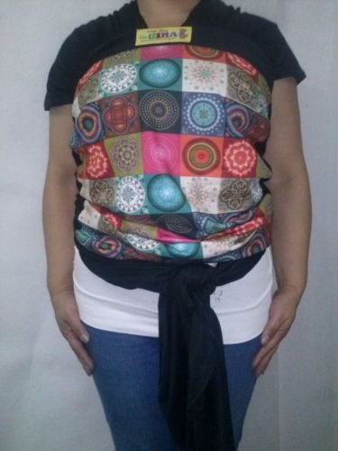 Wrap Sling Estampa Frontal Mandala Canguru.