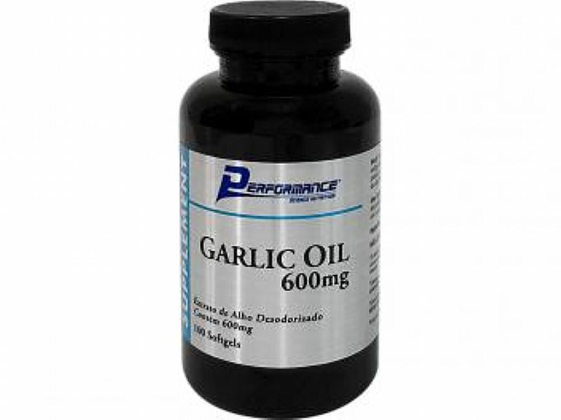 Óleo de alho garlic oil 100 softgels - performance
