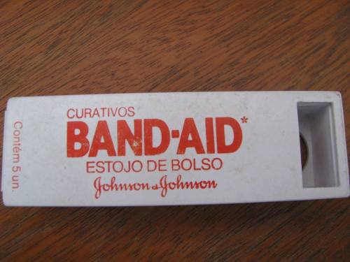 Antigo Porta Curativos Da Band-aid - Frete Grátis