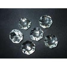 Castanhas De Cristal Para Lustres (2 Furos) Unitário