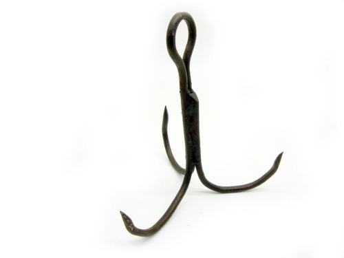 Gancho Antigo De Ferro P/ Pegar Balde Poço