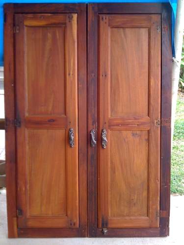 Janelão Em Madeira De Cedro - 1,22 X 1,75 M