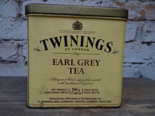 Lata De Chá 500g Earl Grey Twinings Vazia
