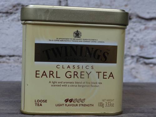 Lata Do Lendário Chá Earl Grey Produzido Por Twinings