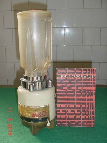 * Liquidificador Walita Antigo Com Manual - Funcionando *
