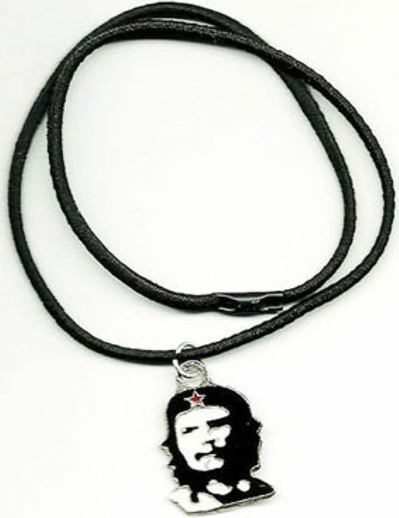 Medalha che guevara, metal banho prata, gravacao alto e