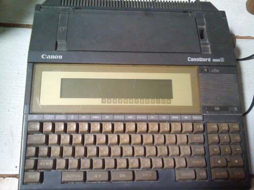 Máquina De Escrever Elétrica Importada Canon Canomini9