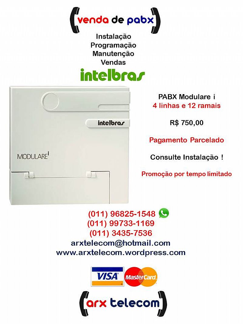 Pabx modulare i a venda em Guarulhos