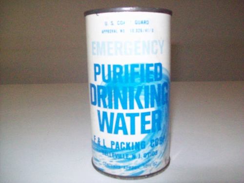 Purified Drinking Water - U. S. Coast Guard - Emergency.