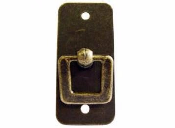 Puxador Colonial Em Ouro Envelhecido Pz 69