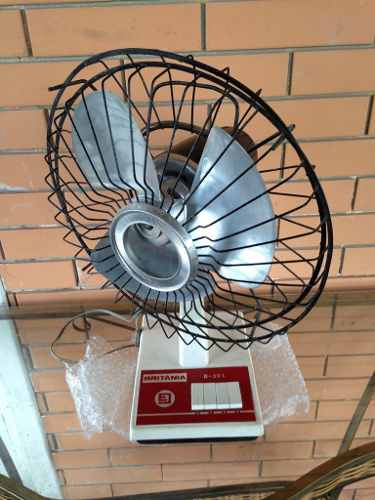 Ventilador Antigo Britânia B 30l 110w Funcionando Retro