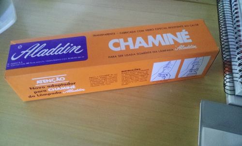 Vidro Lampião Aladdin - Chamine Original