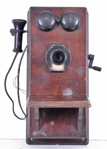 Antigo Telefone De Parede - Manivela
