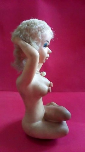 Antiguidade Rádio Portátil Mulher Antigo Raro Diferente