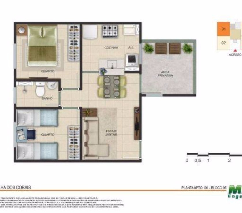 Apartamentos Ilha dos Corais em Itú com excelente descontos