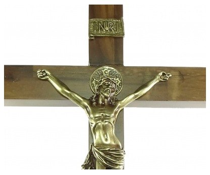 Crucifixo Machetaria São Bento 33cm Cruz Jesus Inri Santo