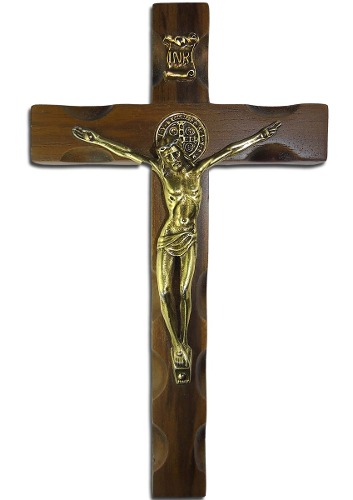 Cruz Mão Com Ou Sem Cristo 17cm Crucifixo Jesus Madeira Mdf