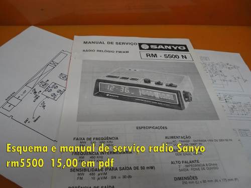 Esquema E Manual De Serviço Sanyo Rmn Rm Rm-n