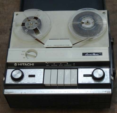 Gravador De Rolo Hitachi Tape Recorder - Modelo Trq-700