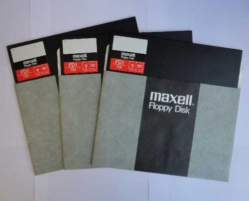 Maxell - 3 Disquetes Virgens De 8 Polegadas - Frete Grátis