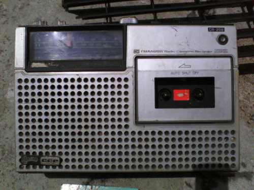Radio Toca Fita Antigo Vendose No Estado Televisão Telefone