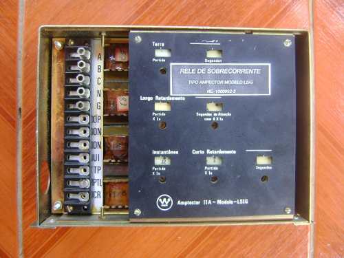 Relé De Sobrecorrente Tipo: Ampector (lote 196) Antigo