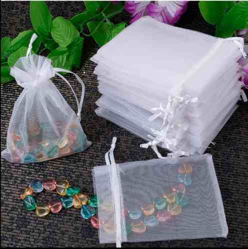 Saquinho De Organza 7x9 - Kit Com 50 Saquinhos