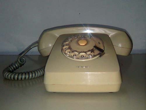 Telefone Antigo De Disco Siemens