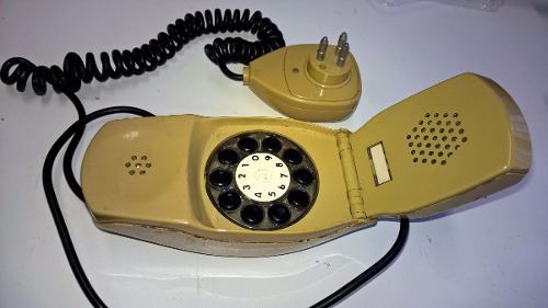 Telefone Antigo Grillo Marrom Anos 60 Italiano Frete Grátis