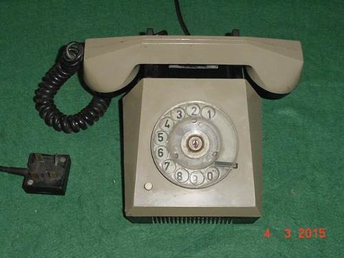 * Telefone Antigo - Marca Tesla - Checo *
