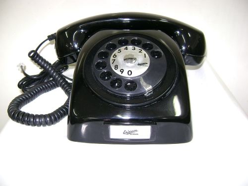 Telefone Dlg Ericsson Preto Anos 70 Original