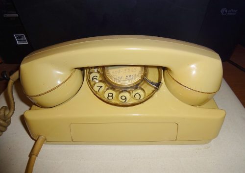Telefone Gte Tijolinho Starlite Bege Anos 70