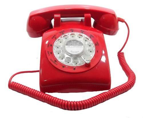 Telefone Vermelho Antigo Vintage Retro Pronta Entrega