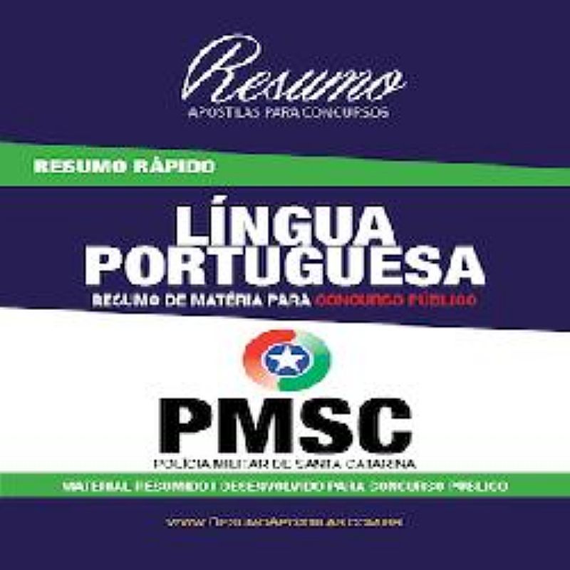 Apostila pmsc - portugues - resumo rapido