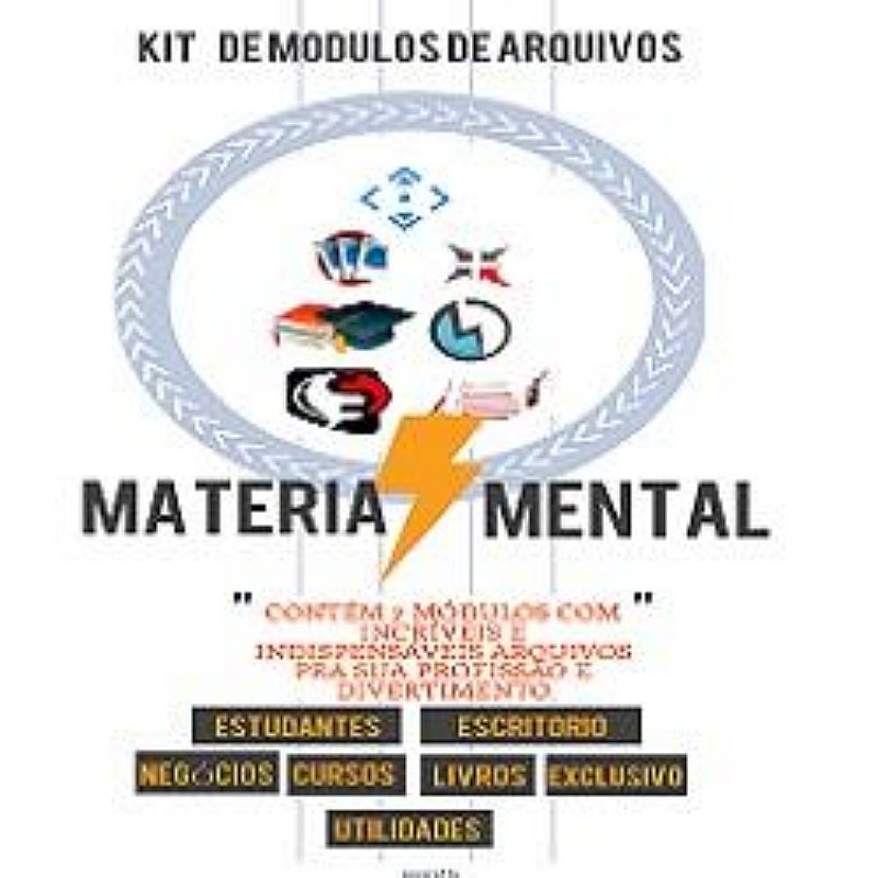 Matéria mental kit de arquivos