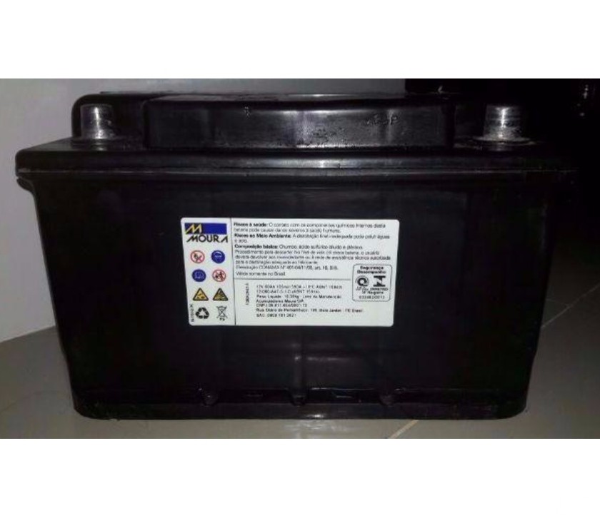 Bateria Moura - Motorcraft 60ah Nova Sem Uso