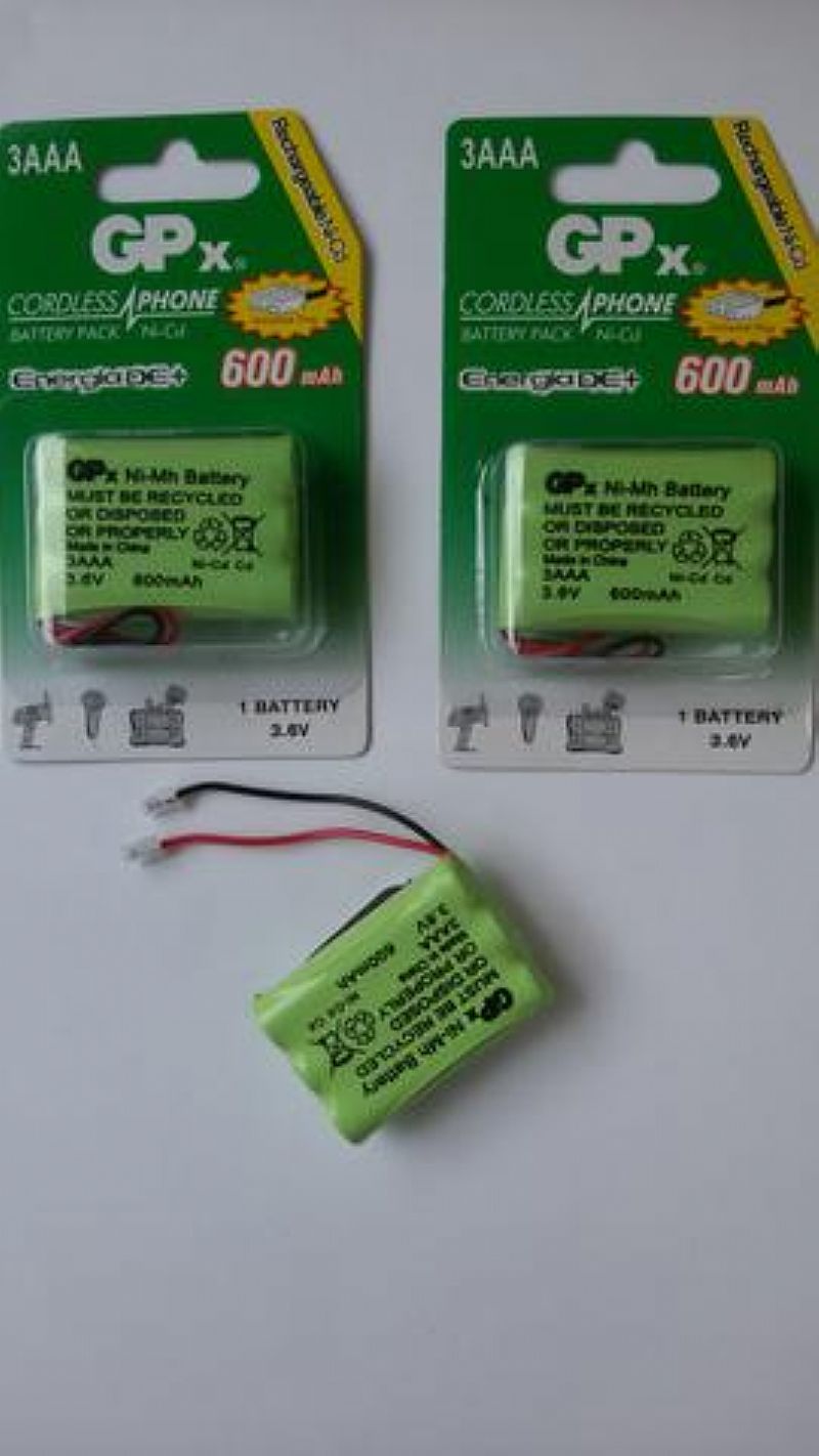 2 baterias universal ni-mh 3, 6v